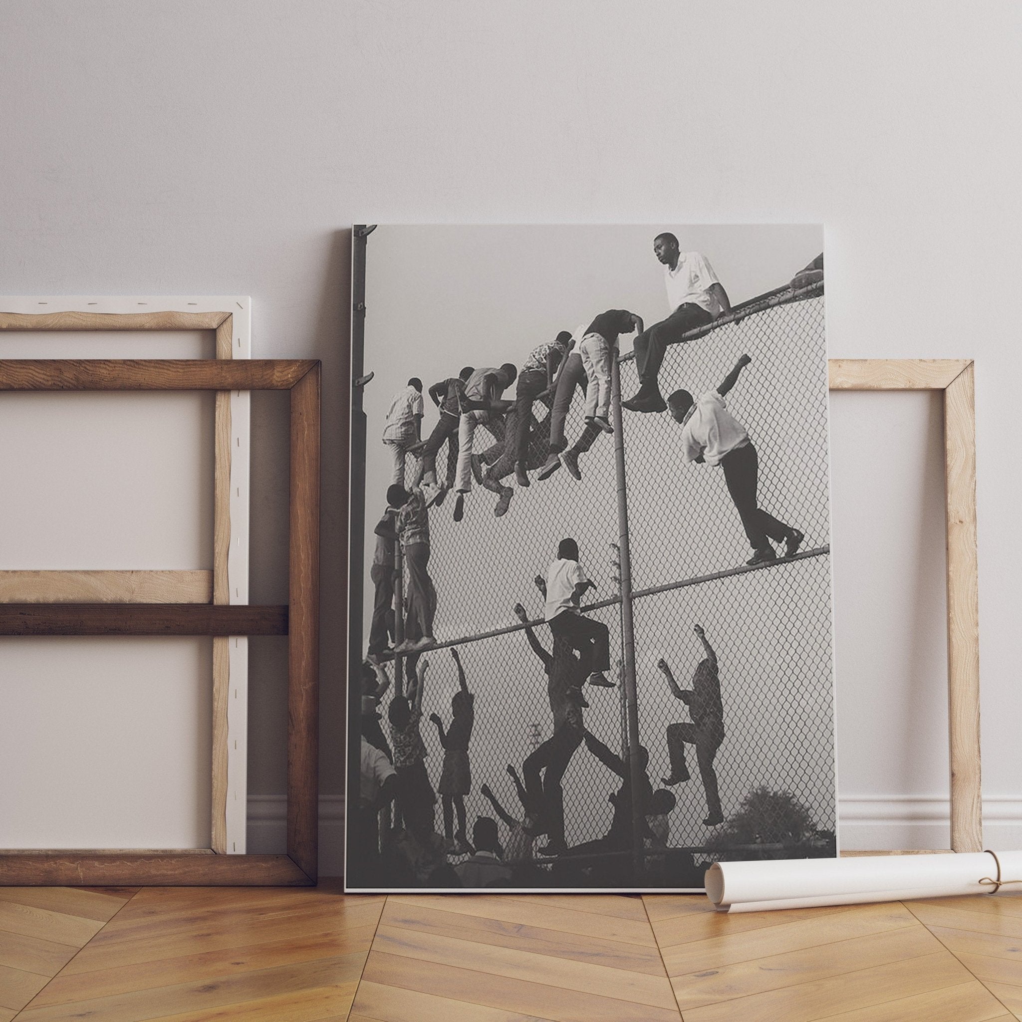 African ChildrenI Vintage Photography Canvas Poster - Canvasworkshop