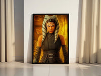 Ahsoka Tano & Darth Vader Canvas Poster - Canvasworkshop
