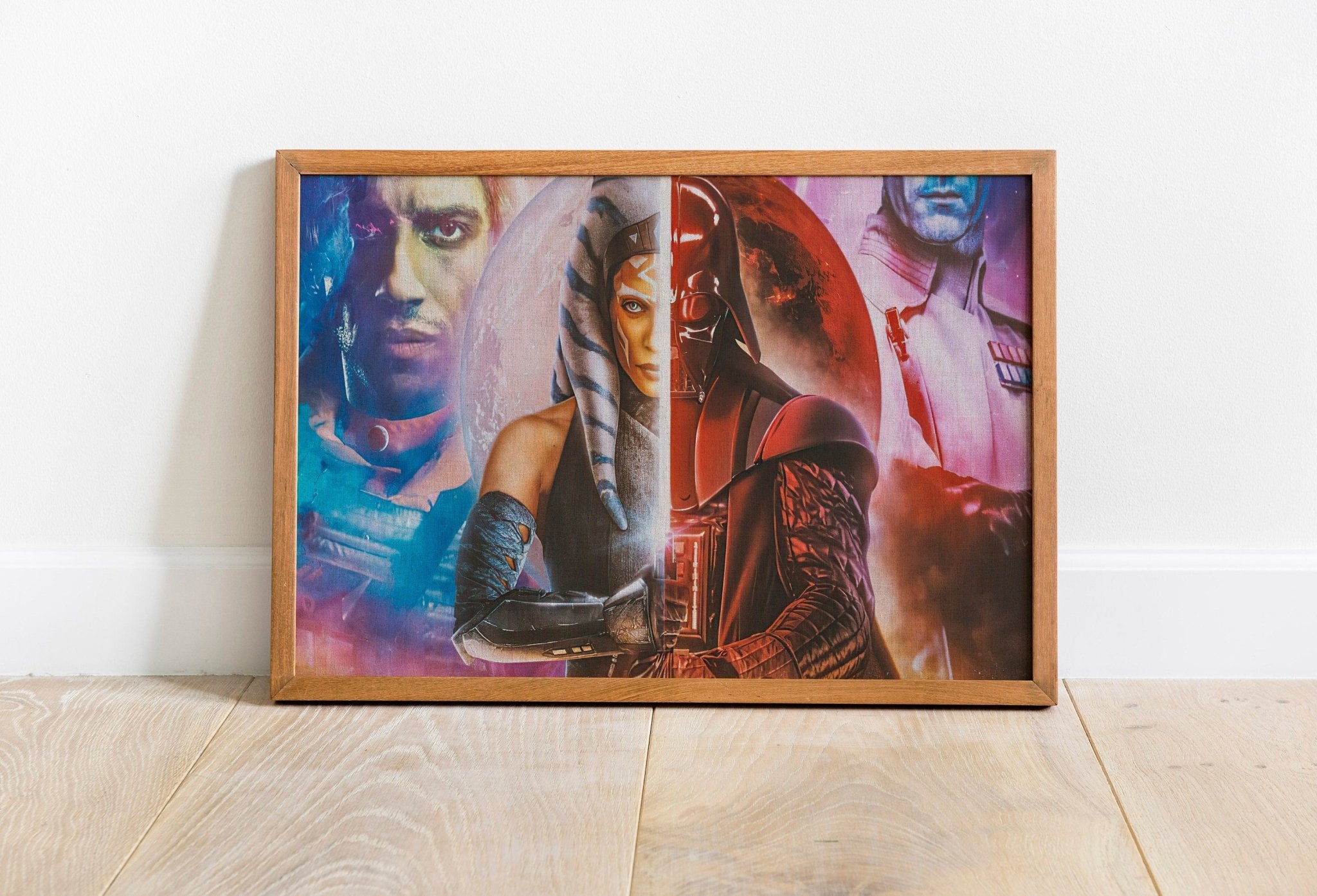 Ahsoka Tano & Darth Vader Canvas Poster - Canvasworkshop