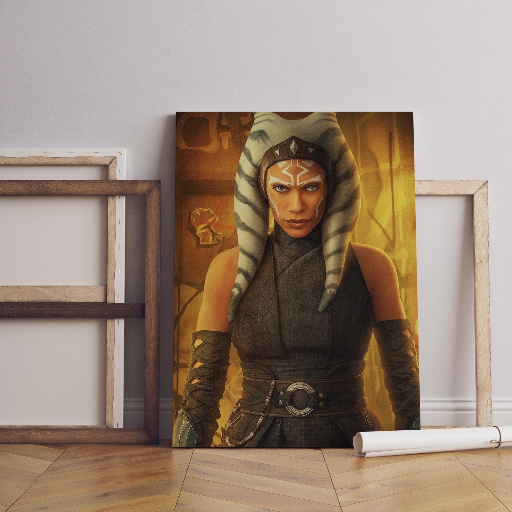 Ahsoka Tano & Darth Vader Canvas Poster - Canvasworkshop