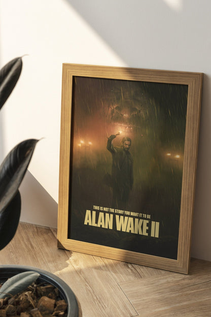 Alan Wake 2 Canvas Poster - Canvasworkshop