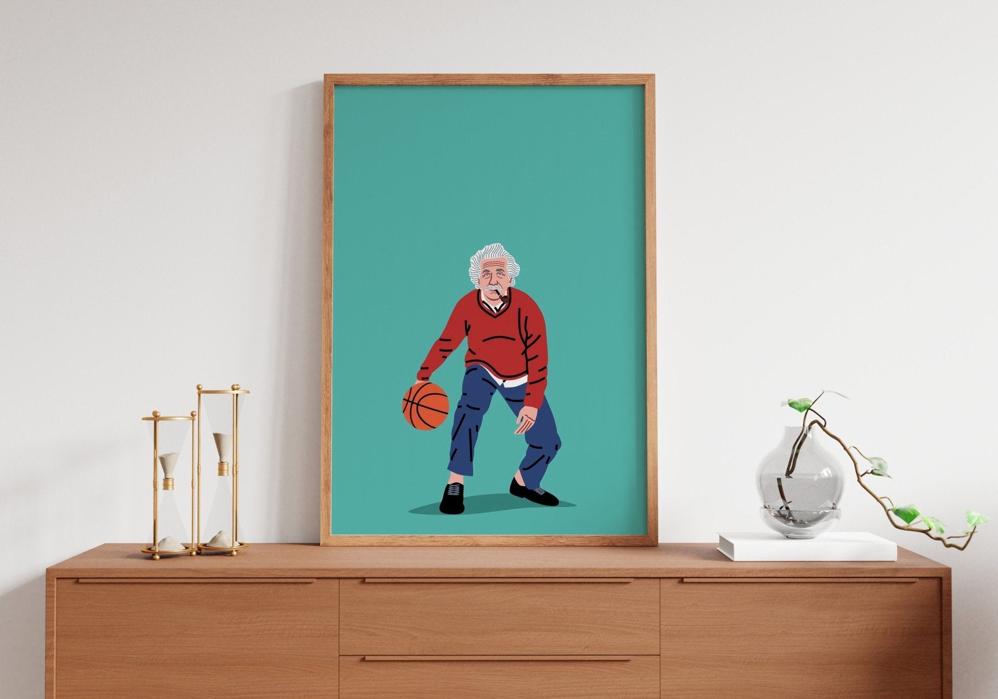 Albert Einstein Canvas Poster - Canvasworkshop