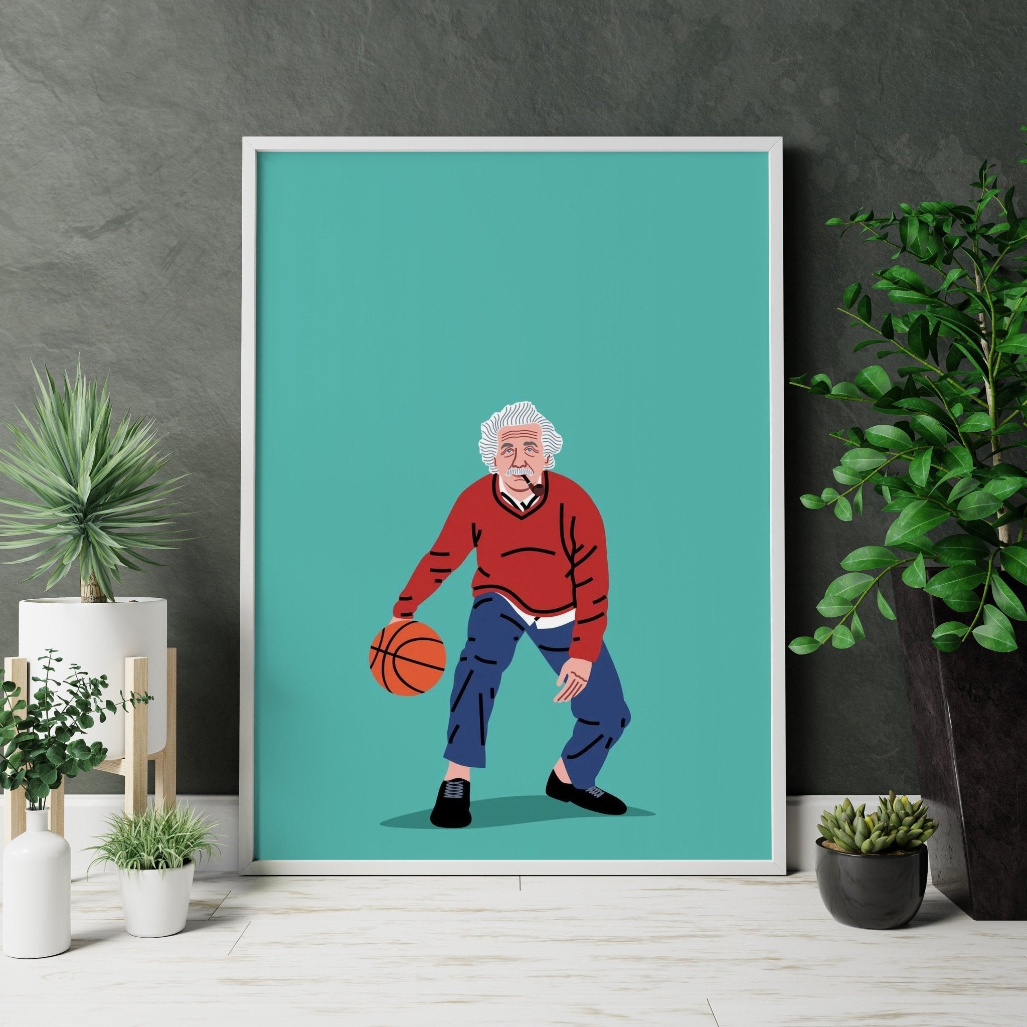 Albert Einstein Canvas Poster - Canvasworkshop