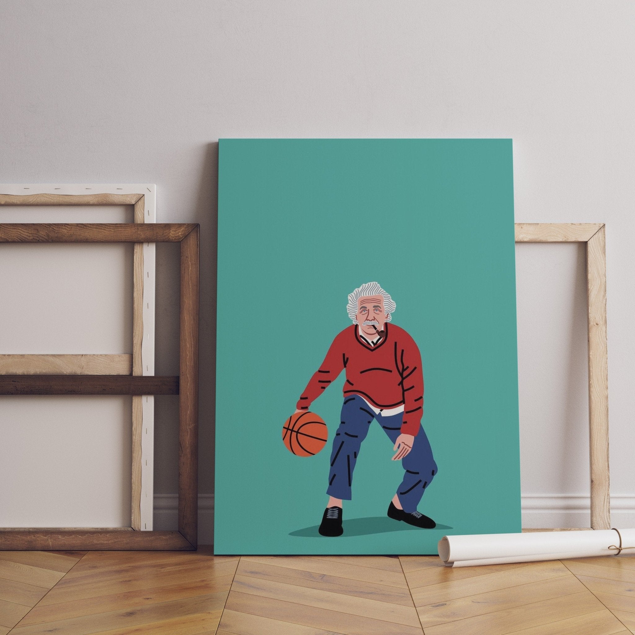 Albert Einstein Canvas Poster - Canvasworkshop