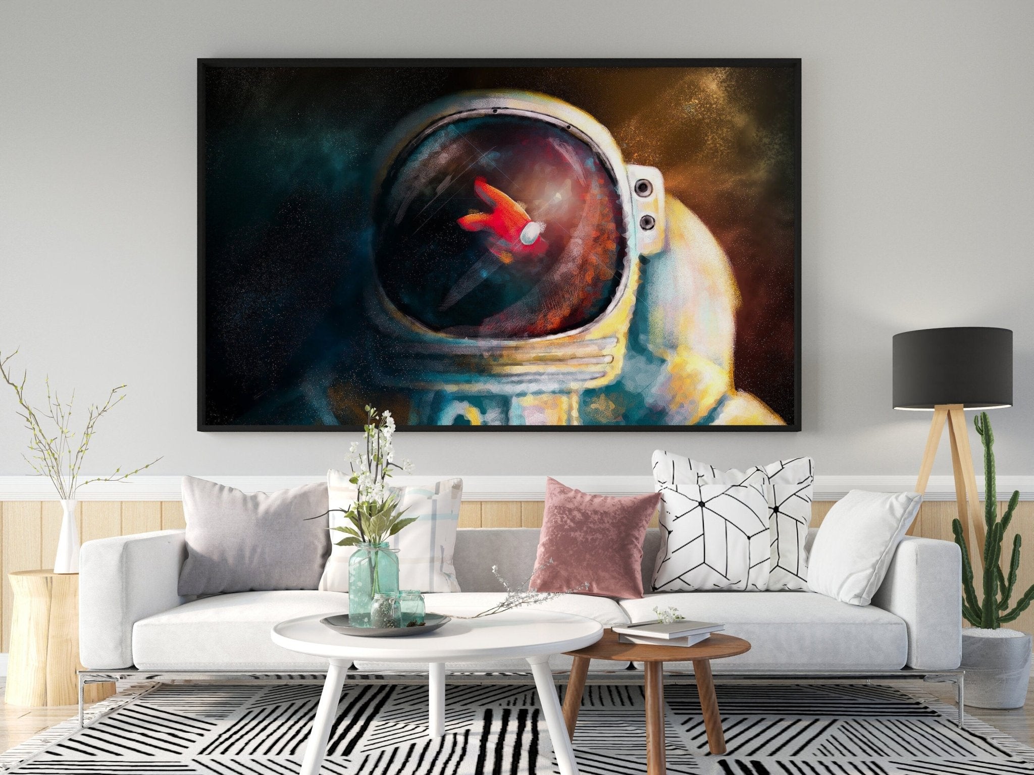 Among Us Astronaut Canvas Wall Decor - Canvasworkshop