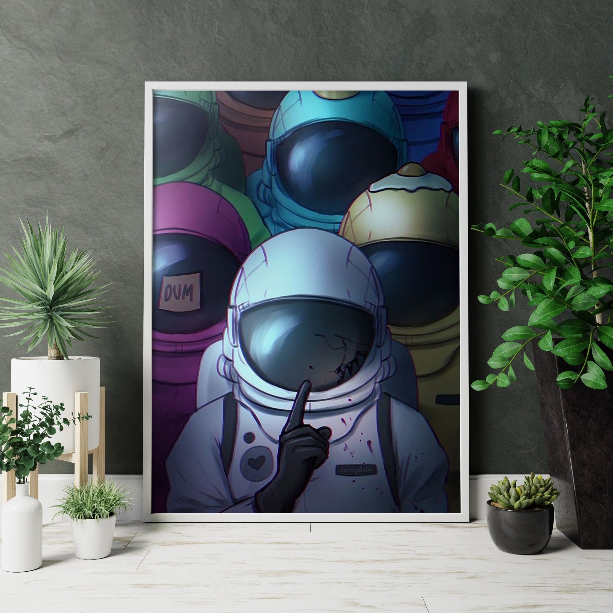 Among Us Gaming Canvas Poster - Canvasworkshop