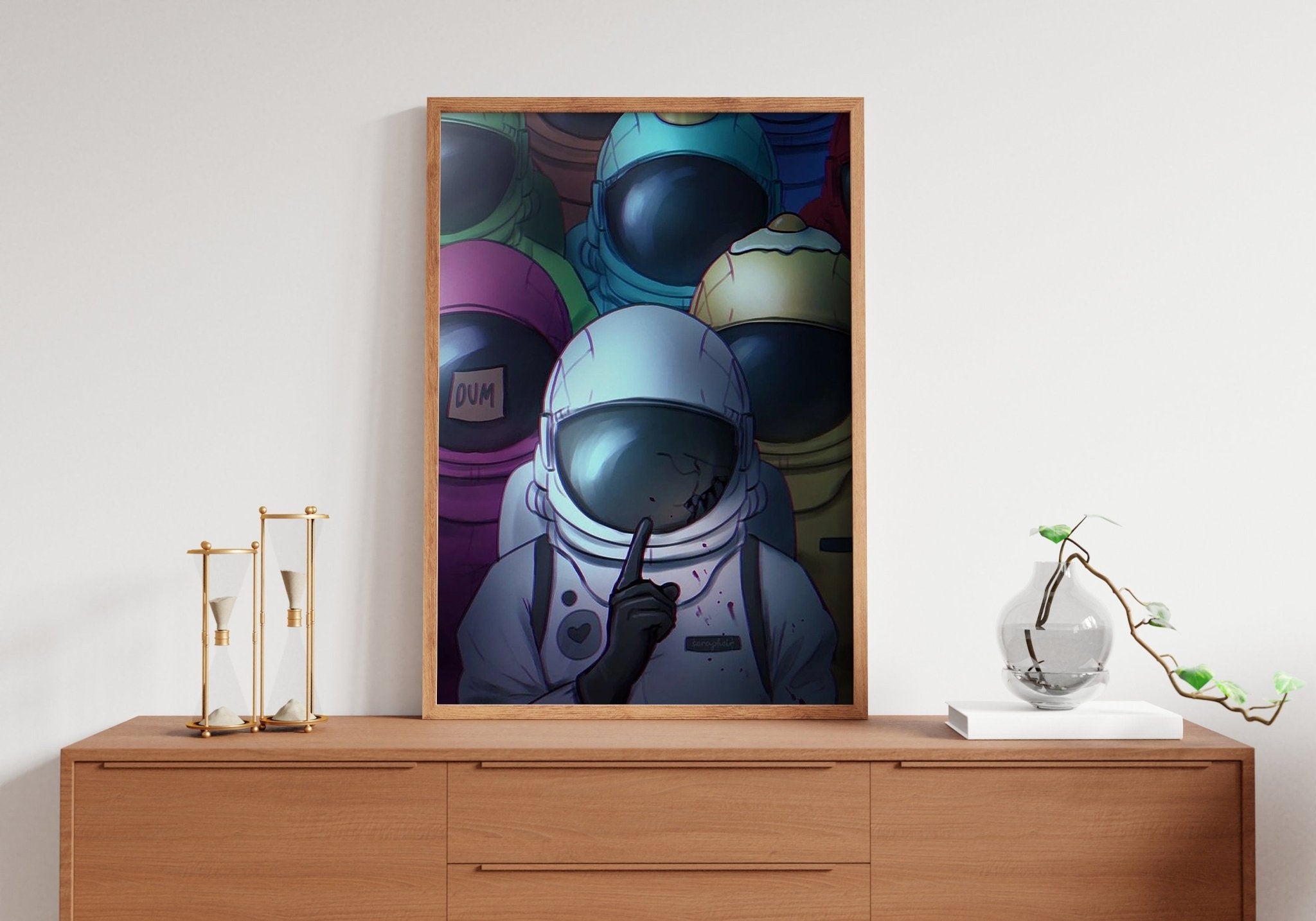 Among Us Gaming Canvas Poster - Canvasworkshop