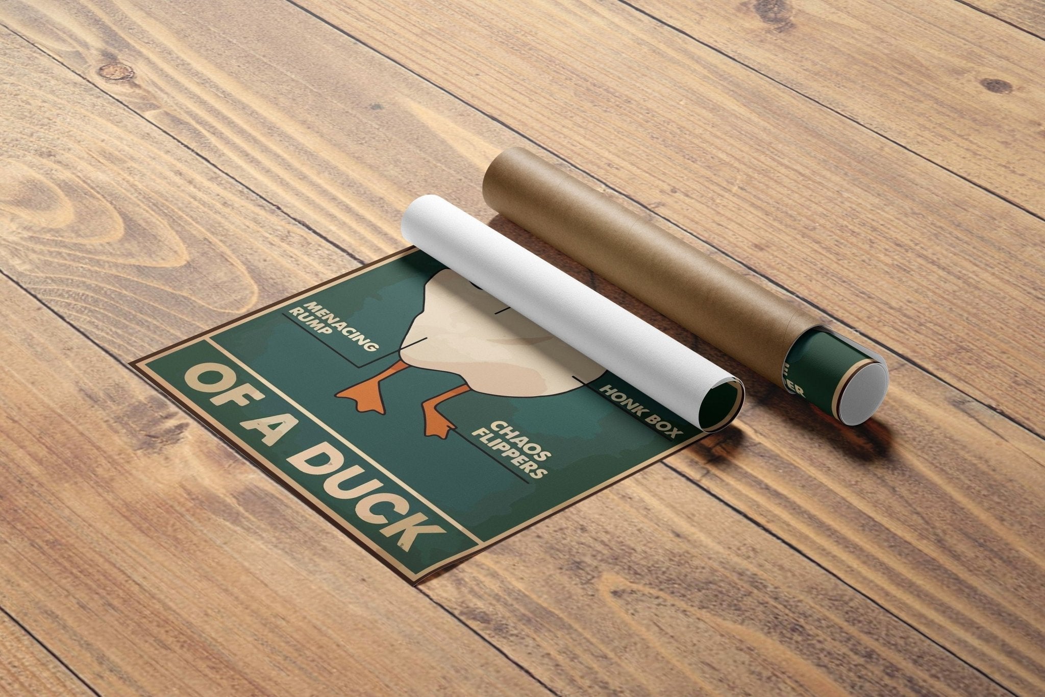 Anatomy of a Duck Canvas Poster - Canvasworkshop