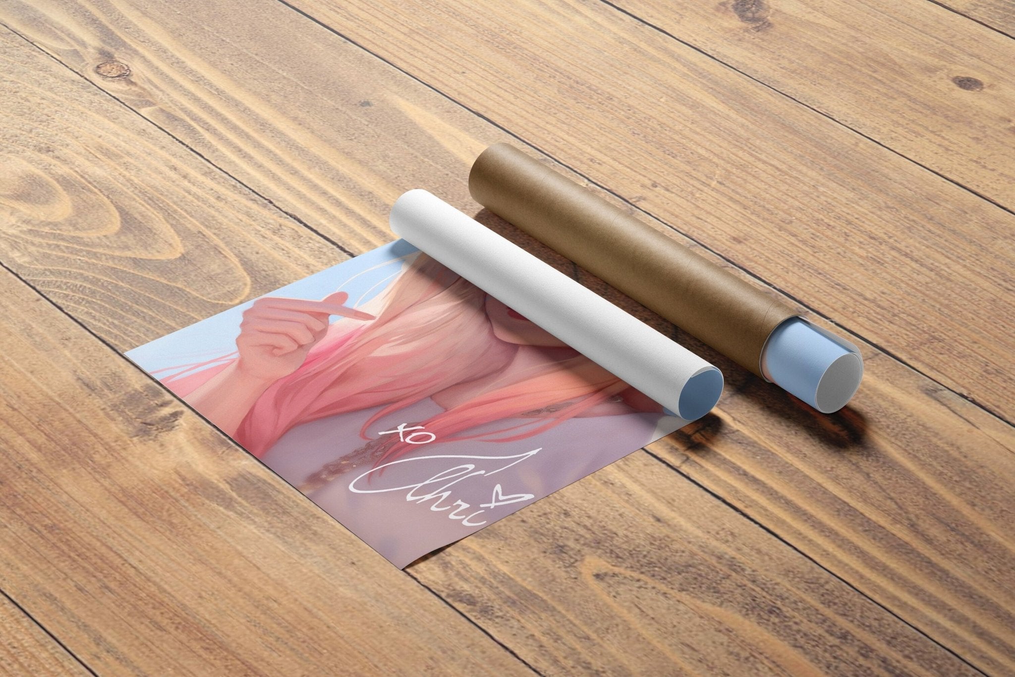 Anime Girl Canvas Poster - Canvasworkshop