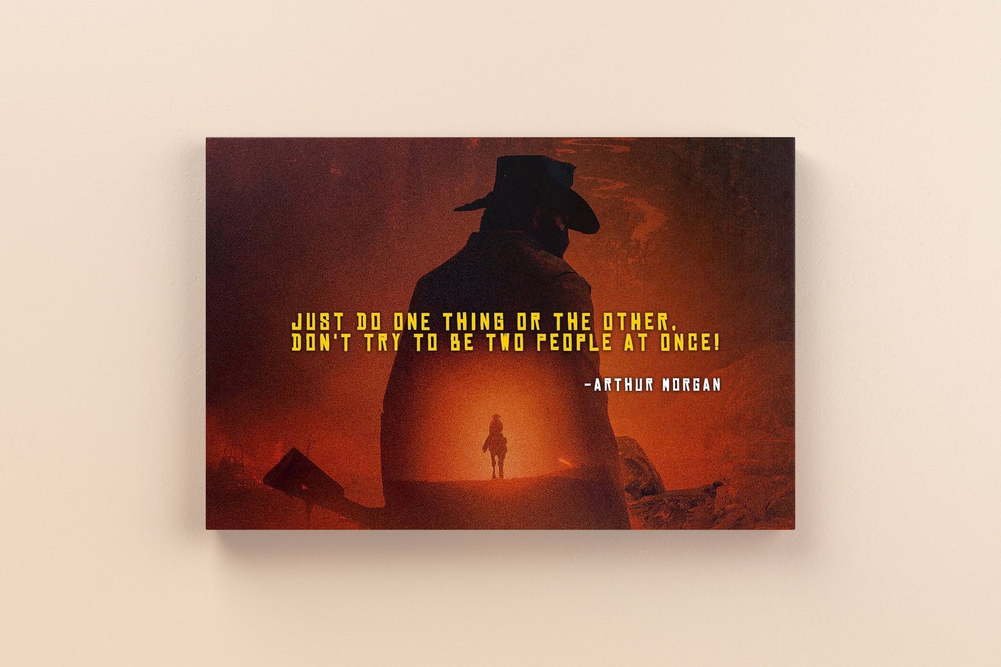Arthur Morgan Rdr2 Game Canvas Art - Canvasworkshop