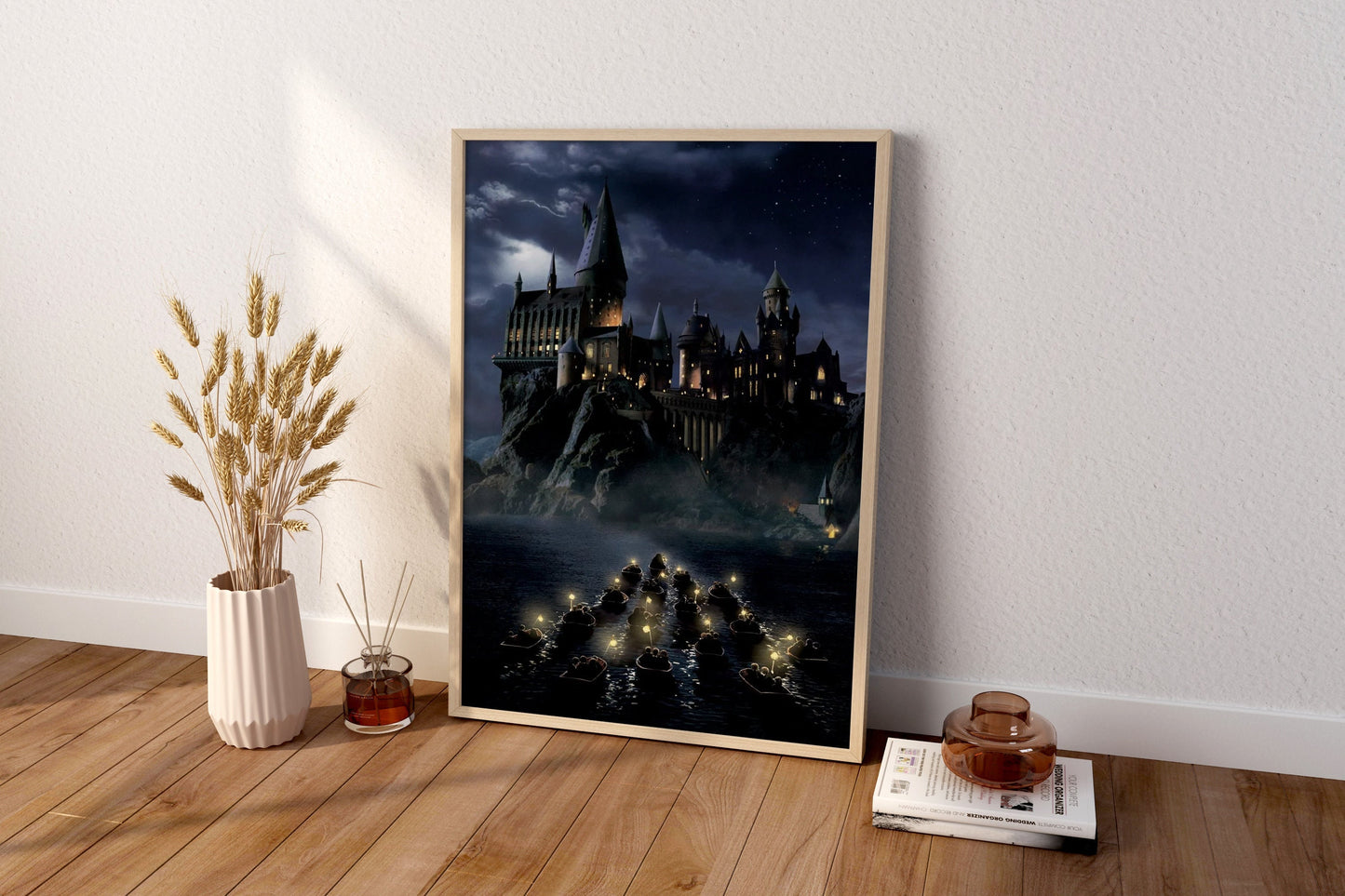 Beliebte Leinwandbilder für Filme, Wizard School Poster, cooles Filmplakat, Science-Fiction-Film-Leinwand