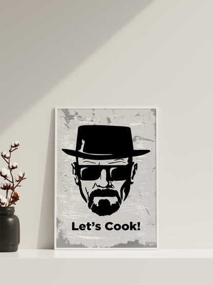 Let's Cook! Leinwandbild, Heisenberg Leinwandbild, Film Leinwand Poster, Heisenberg Poster