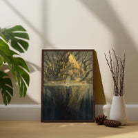 Das Große Baum Elden Ring Leinwand-Wandbild, Elden Ring Leinwand-Wanddekoration, Gaming-Poster, Geschenk für Gamer, Dark Souls Poster, Marika Poster