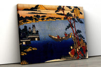 Japanische Kunst Leinwand Gerahmt Hokusai in zeitlosem Ukiyo-e