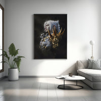Baldur's Gate Schattenherz Leinwandbild, Baldur's Gate Leinwandposter, Gaming Wandkunst, Geschenk für Gamer