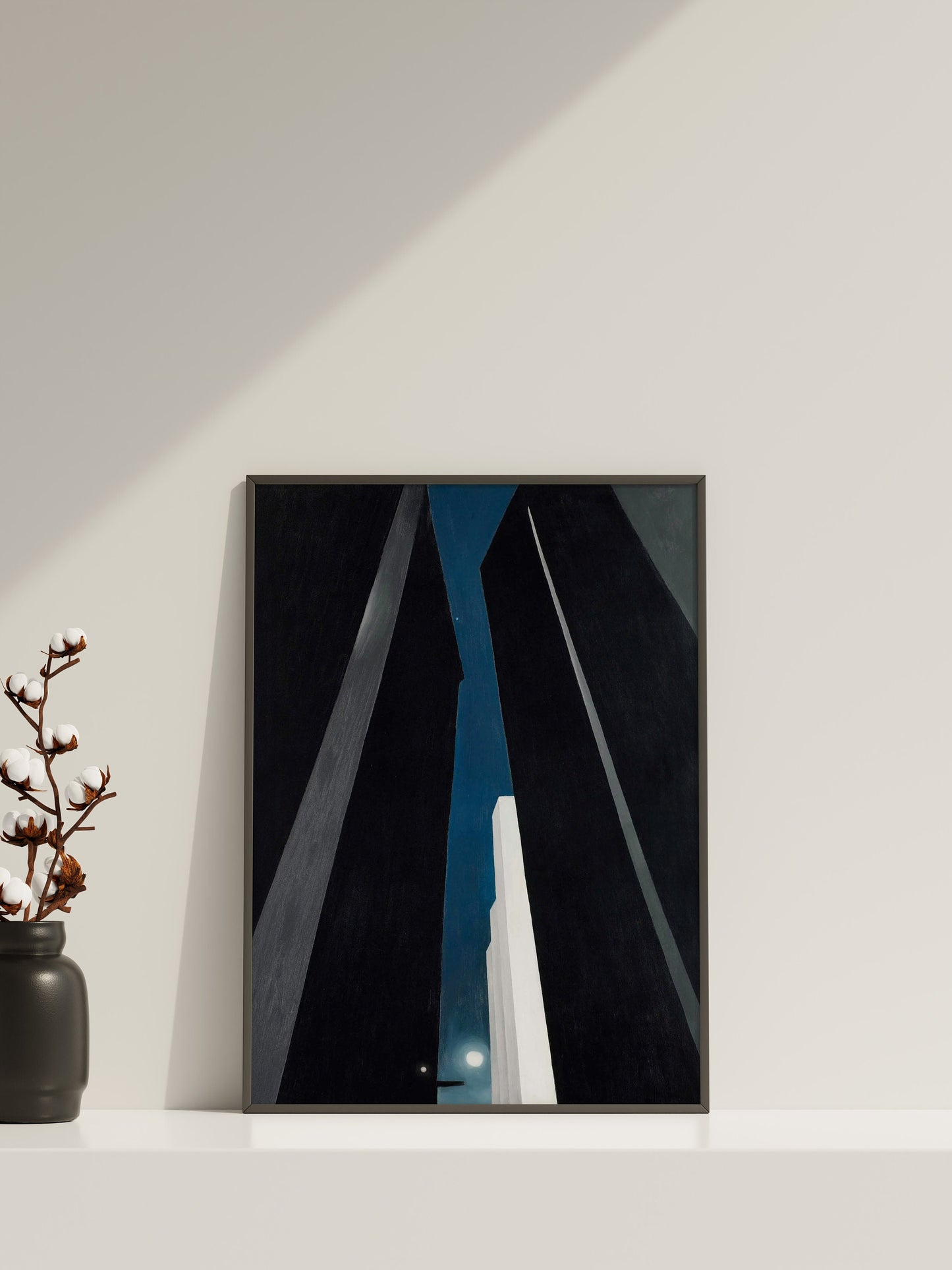 Georgia O'Keeffe Leinwand-Wandbild, Georgia O'Keeffe-City Night, Beliebte Kunst-Leinwand, Nacht-Leinwandbild, Leinwanddruck-Kunst, Berühmte Wandkunst