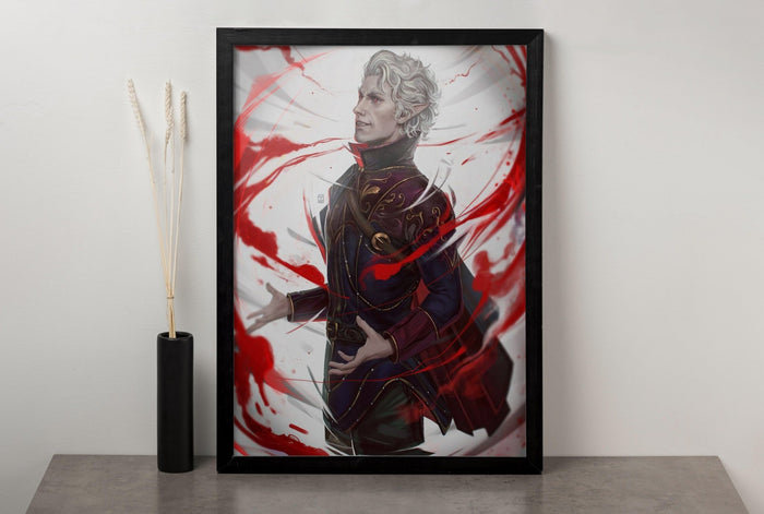 Baldur's Gate 3 Astarion Leinwand