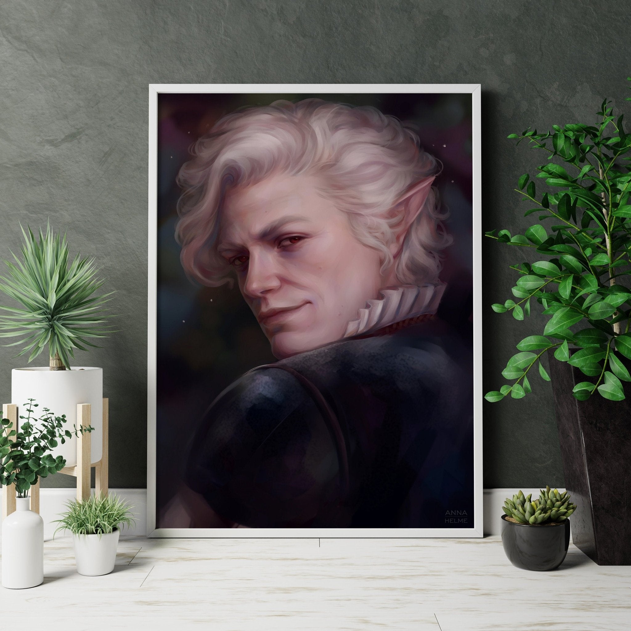 Baldur's Gate 3 Astarion Canvas Poster - Canvasworkshop