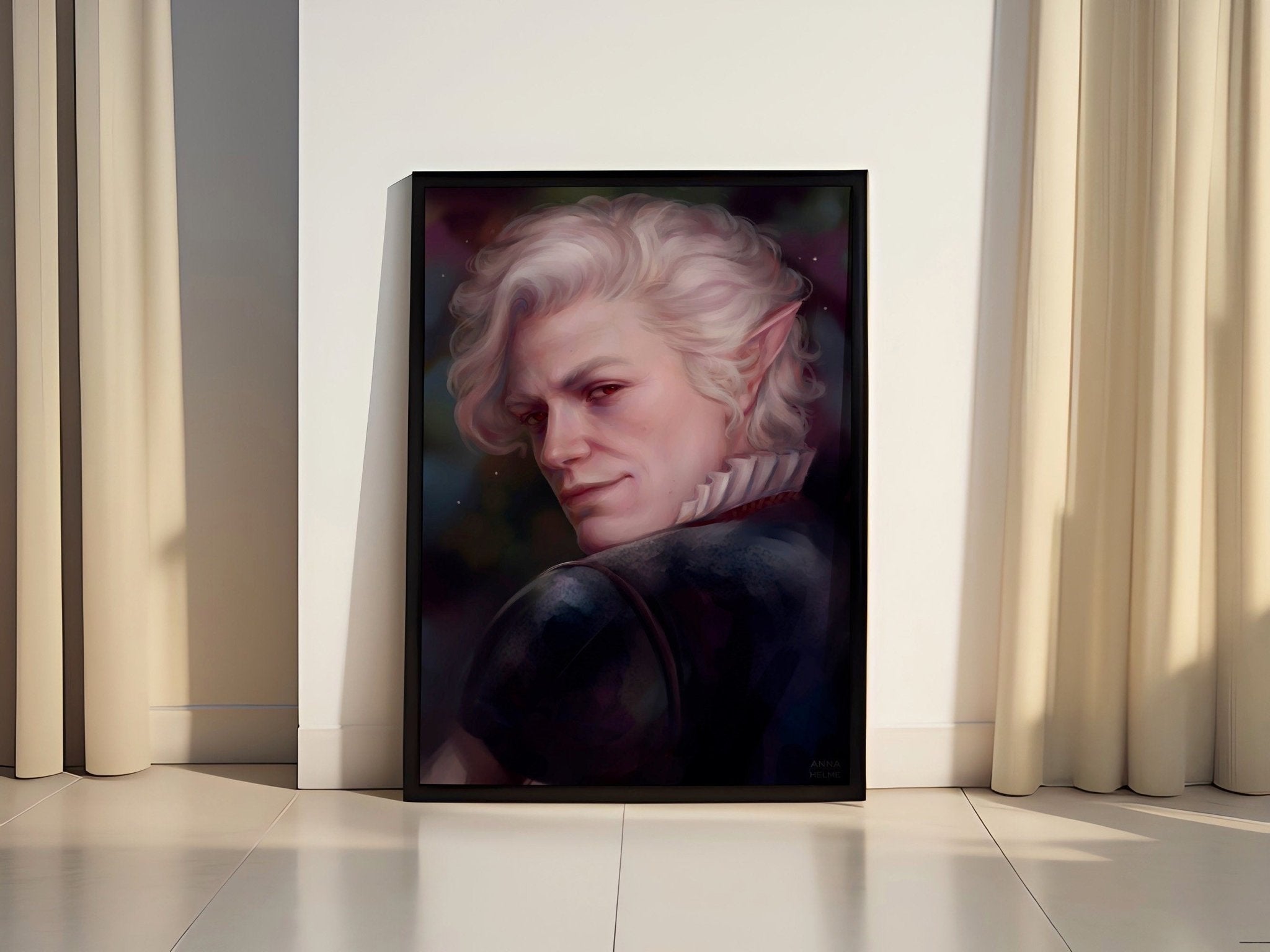 Baldur's Gate 3 Astarion Canvas Poster - Canvasworkshop