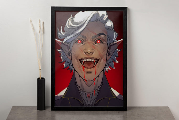 Baldur's Gate 3 Astarion Leinwand-Poster