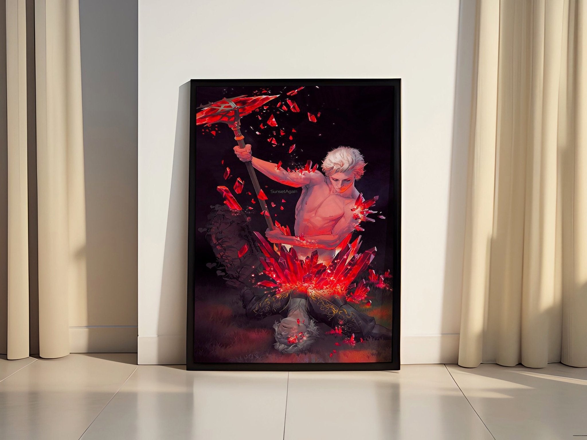 Baldur's Gate 3 Astarion Canvas Poster - Canvasworkshop