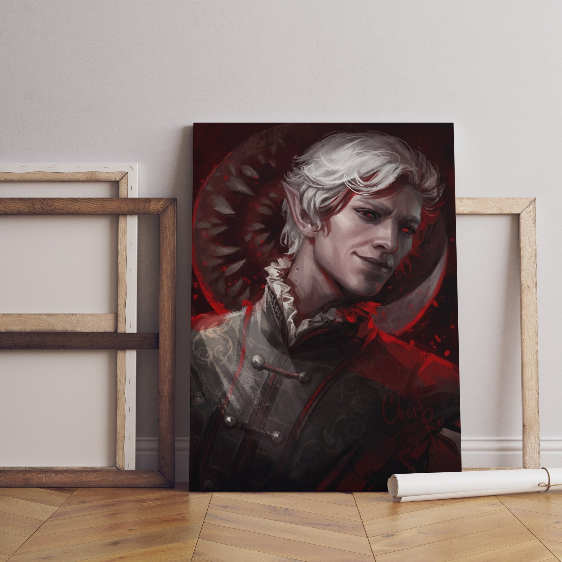 Baldur's Gate 3 Astarion Canvas Poster - Canvasworkshop