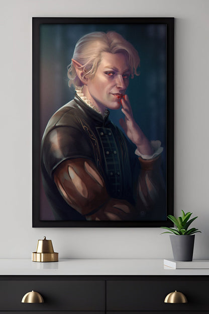 Baldurs Gate 3 Astarion Canvas Poster - Canvasworkshop