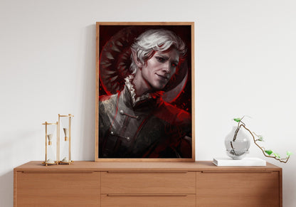 Baldur's Gate 3 Astarion Canvas Poster - Canvasworkshop