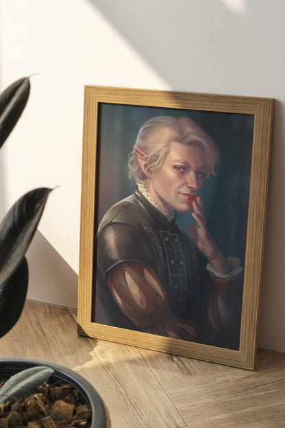 Baldurs Gate 3 Astarion Canvas Poster - Canvasworkshop
