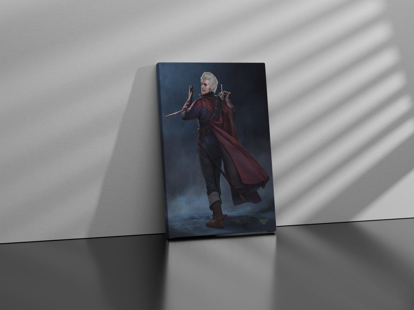Baldur's Gate 3 Astarion Canvas Poster - Canvasworkshop