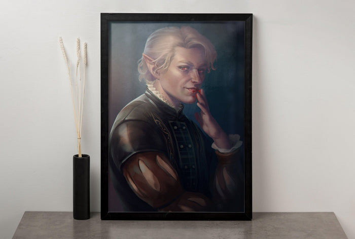 Baldurs Gate 3 Astarion Leinwandposter
