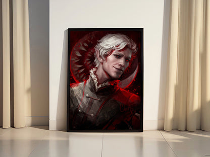 Baldur's Gate 3 Astarion Canvas Poster - Canvasworkshop