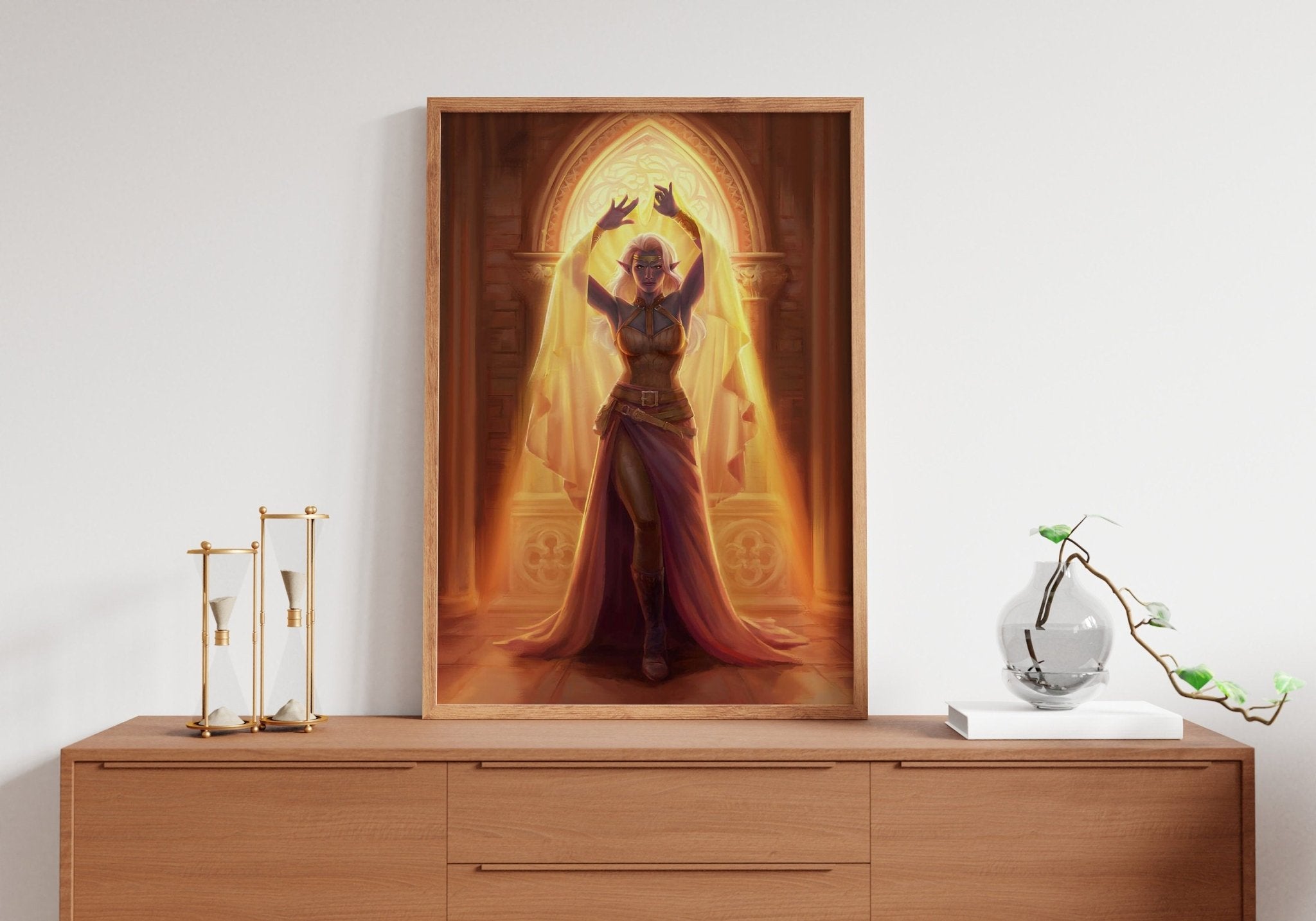 Baldur's Gate Serie Canvas Poster - Canvasworkshop