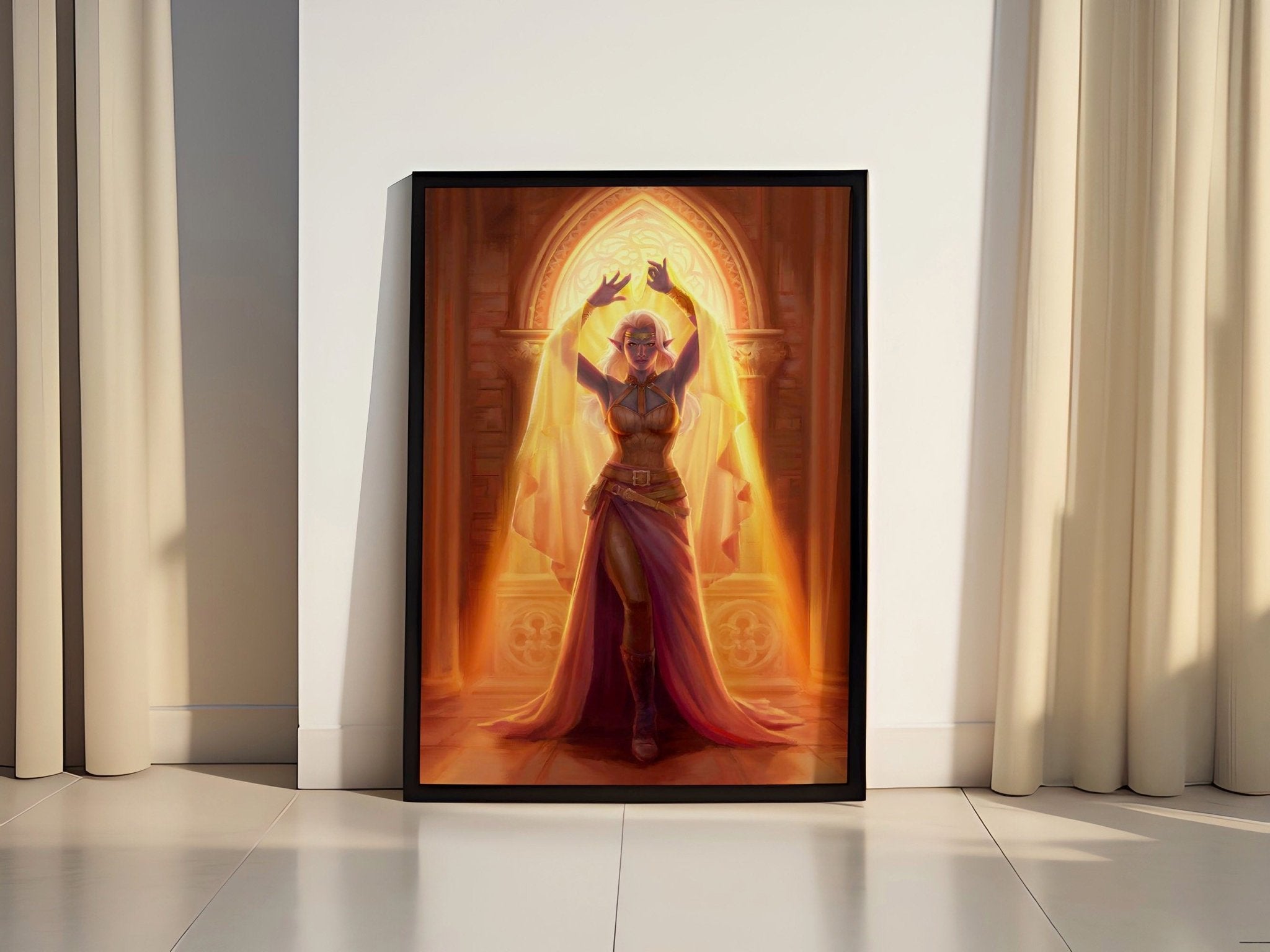 Baldur's Gate Serie Canvas Poster - Canvasworkshop