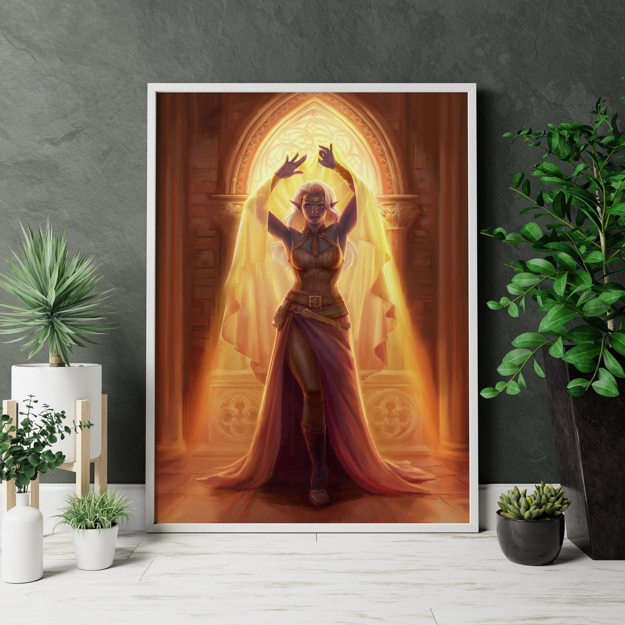 Baldur's Gate Serie Canvas Poster - Canvasworkshop