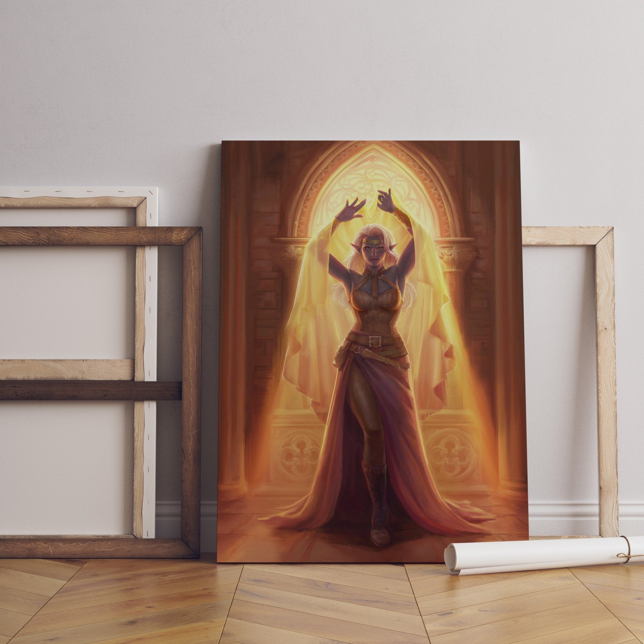Baldur's Gate Serie Canvas Poster - Canvasworkshop