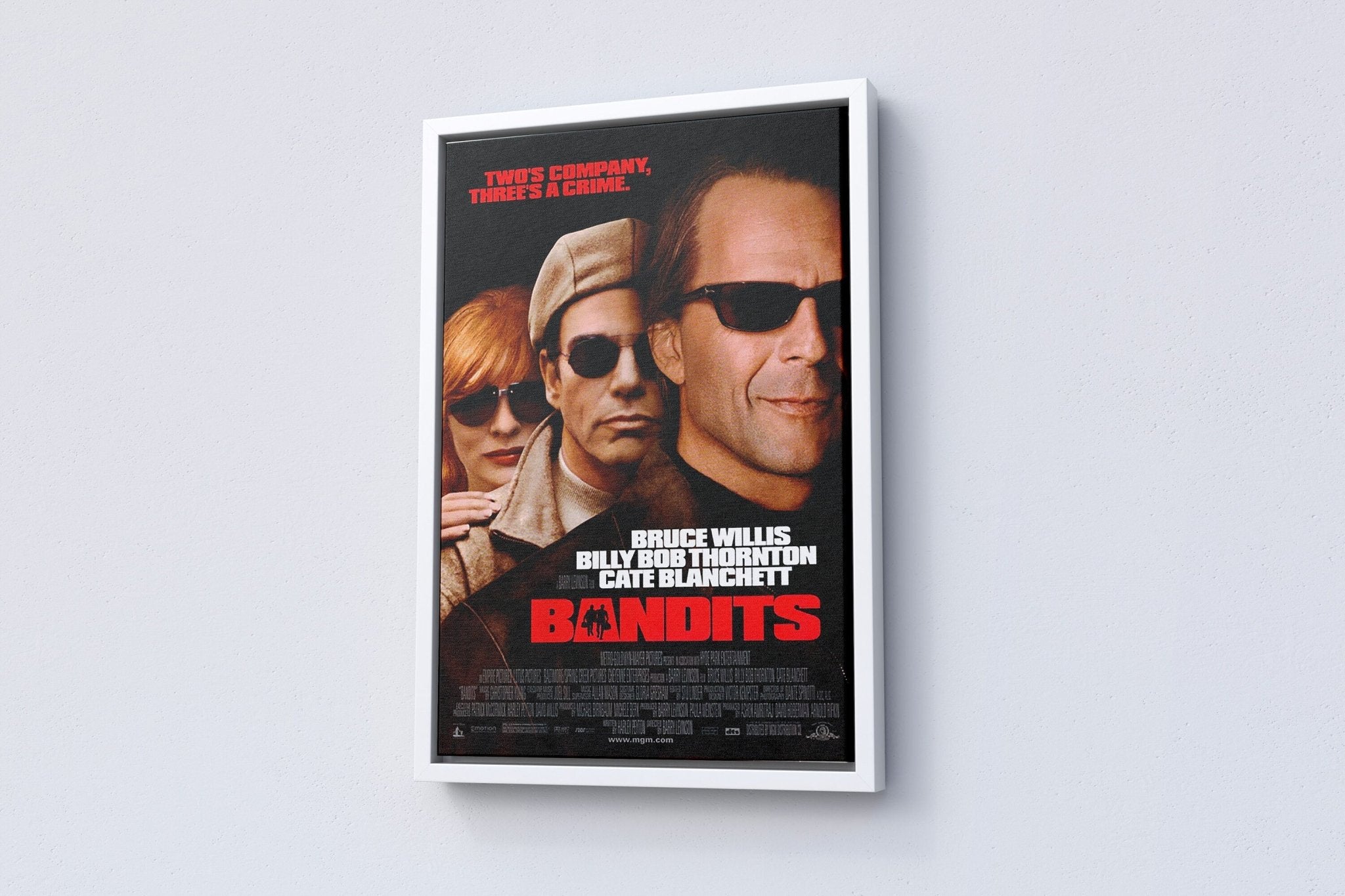 Bandits Retro Movie Canvas Poster - Canvasworkshop