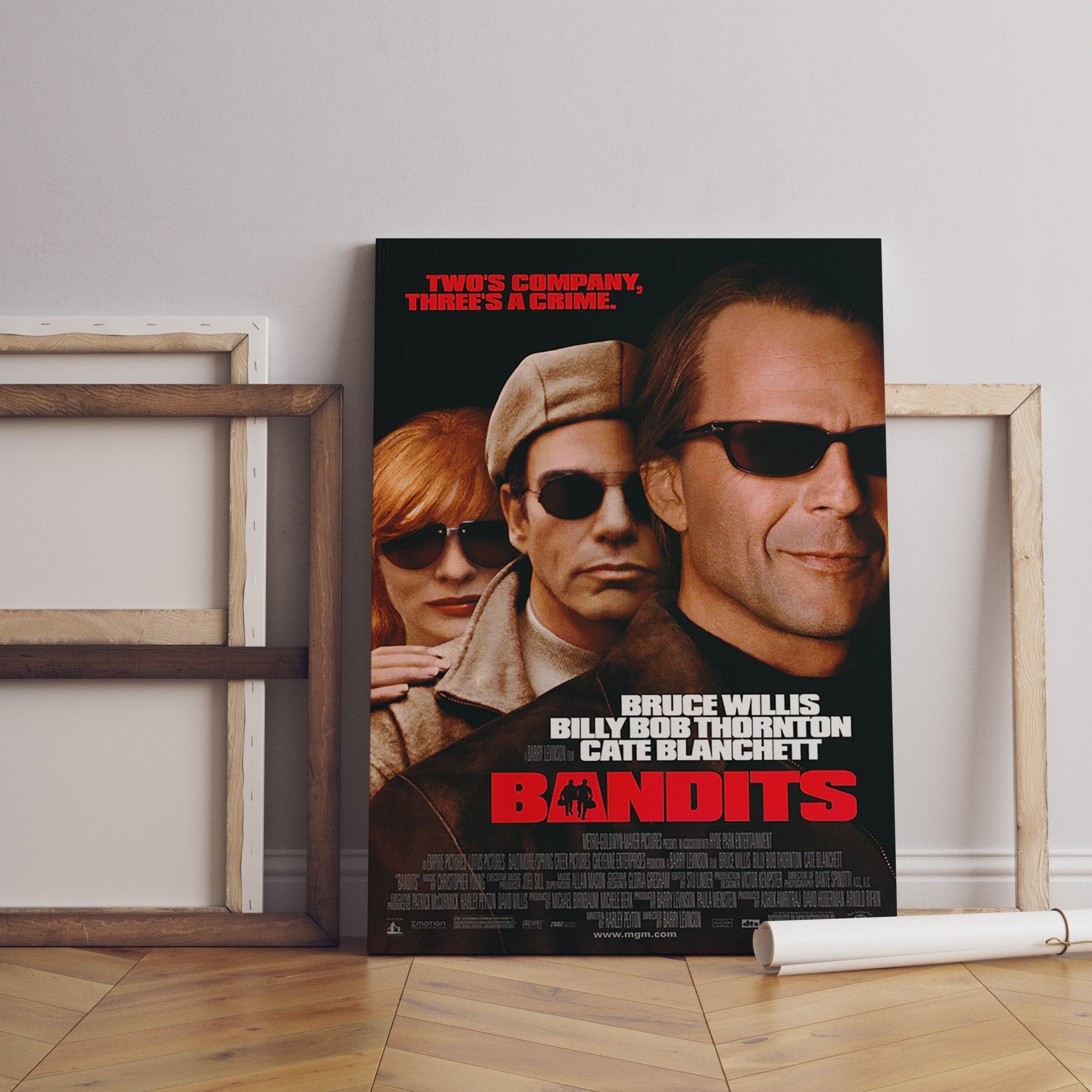 Bandits Retro Movie Canvas Poster - Canvasworkshop