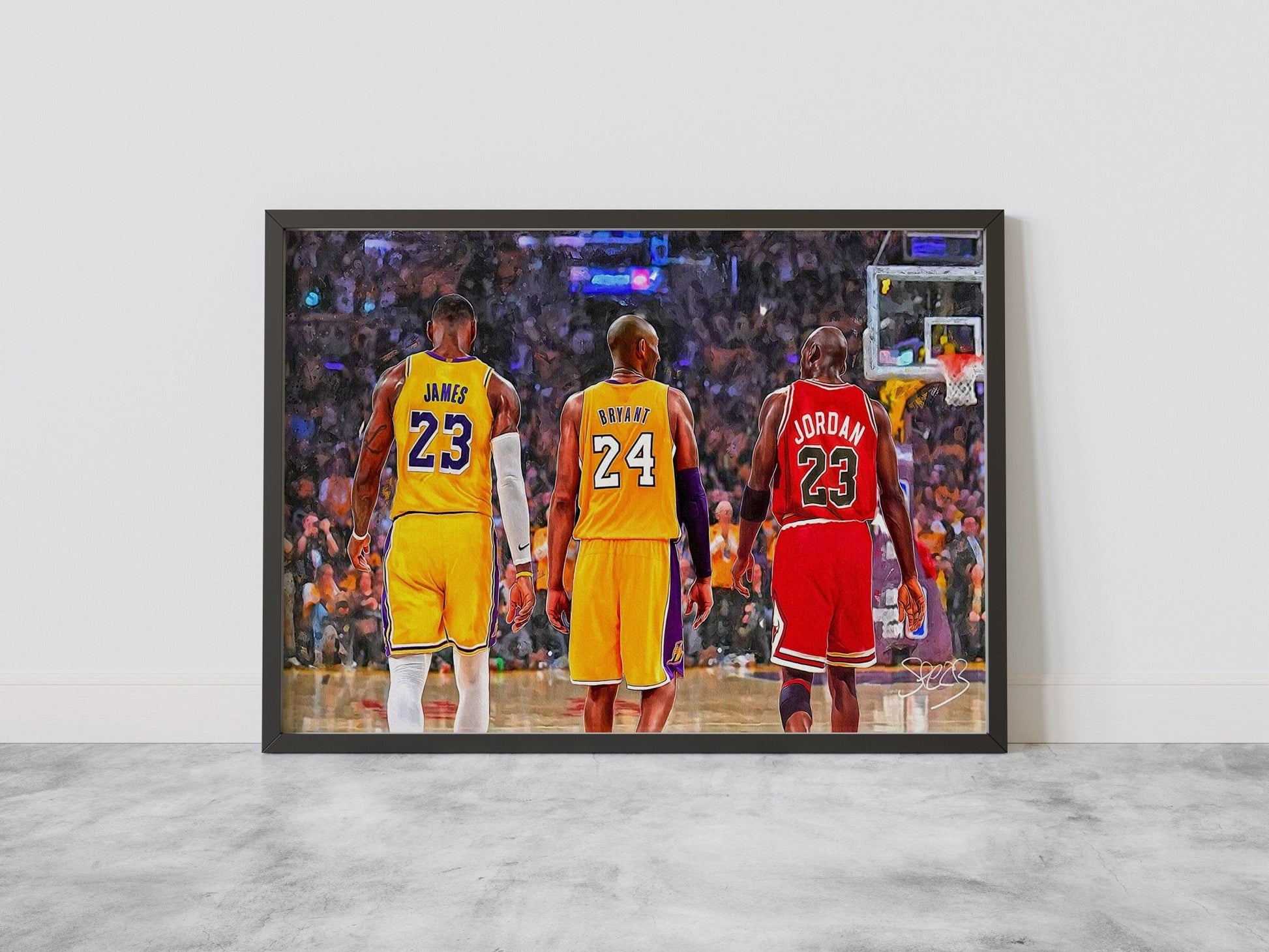 Basketball Legends Canvas Poster - Canvasworkshop