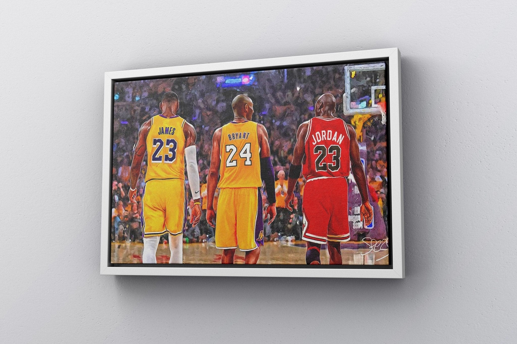 Basketball Legends Canvas Poster - Canvasworkshop