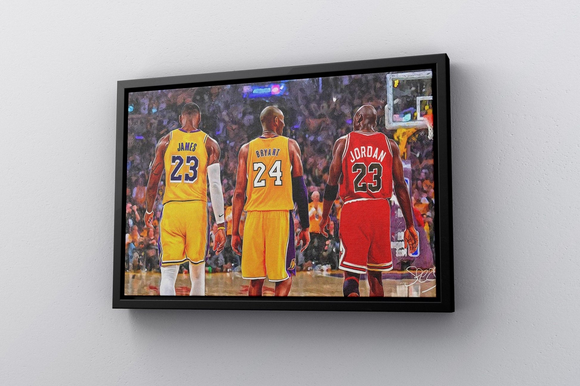 Basketball Legends Canvas Poster - Canvasworkshop