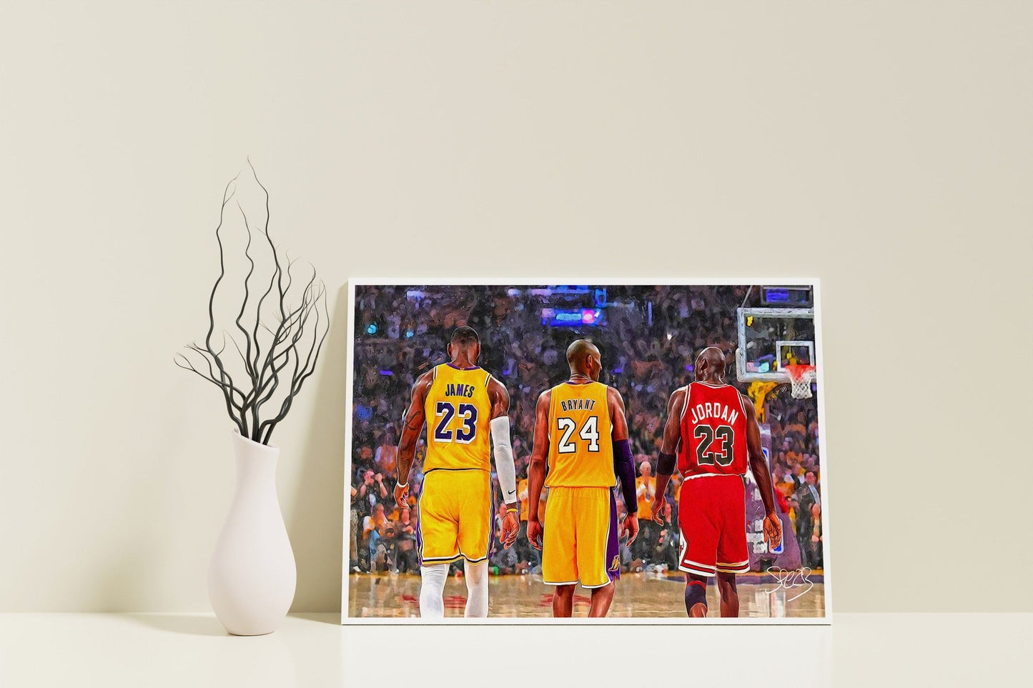 Basketball Legends Canvas Poster - Canvasworkshop