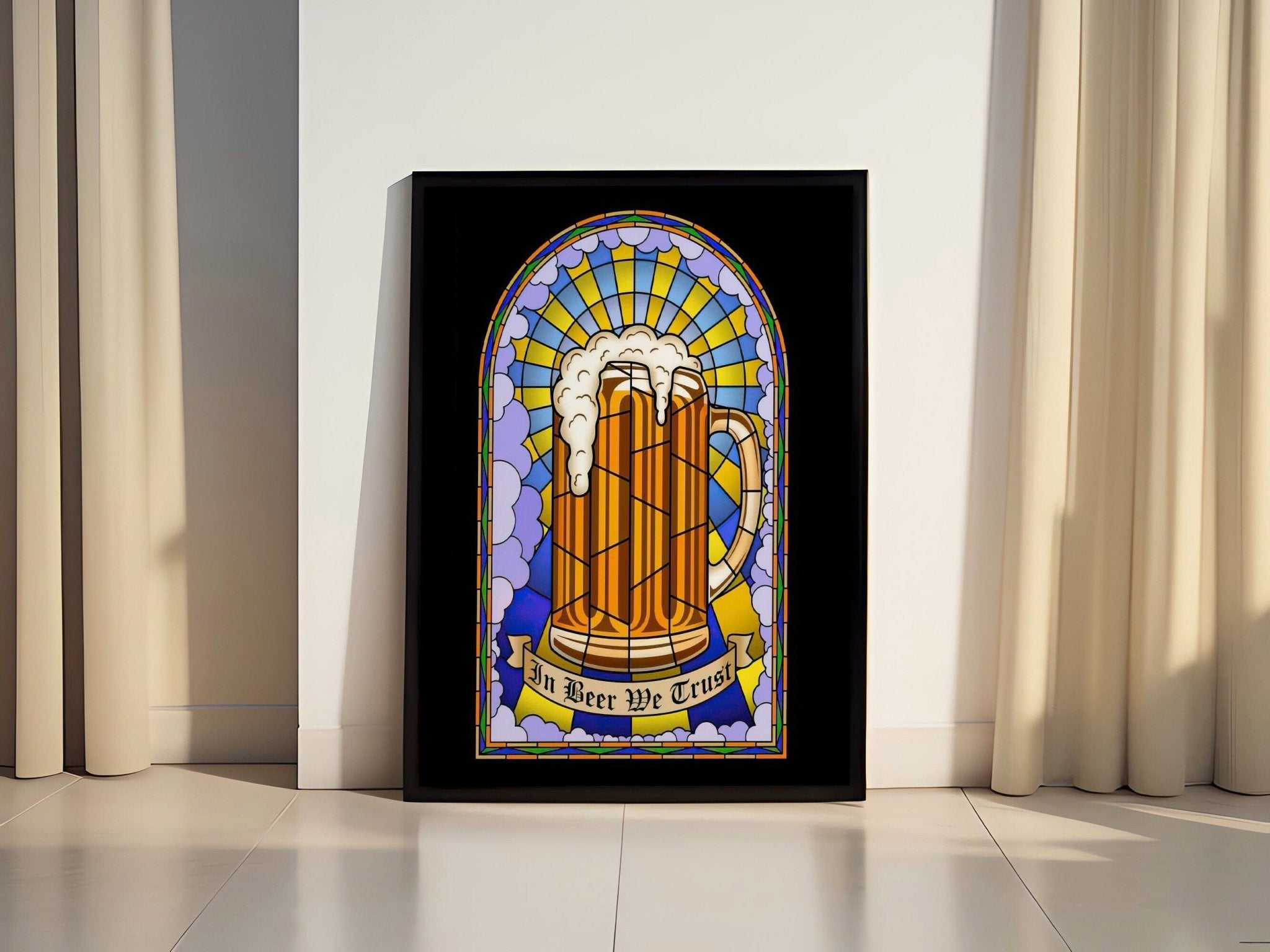 Beer Canvas Wall Decor - Canvasworkshop