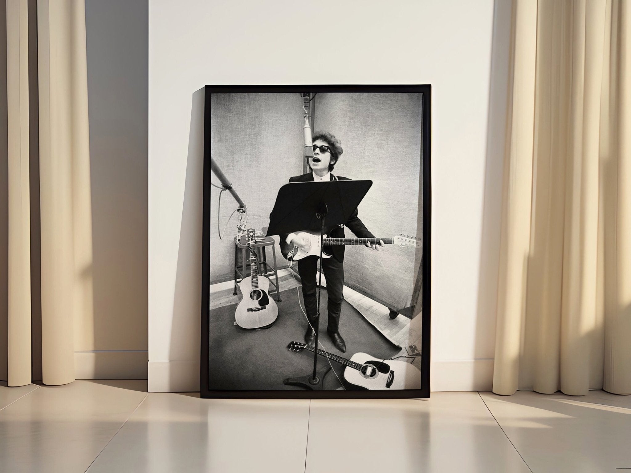 Bob Dylan Canvas Poster - Canvasworkshop