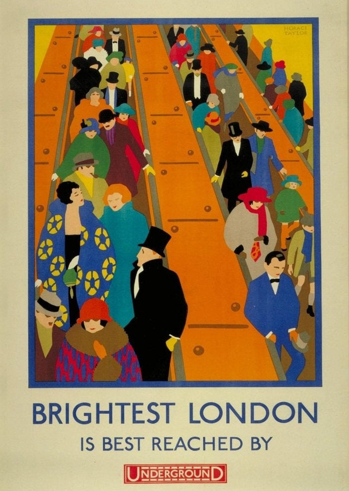 Horace Taylor Brightest London 1924 Canvas Art