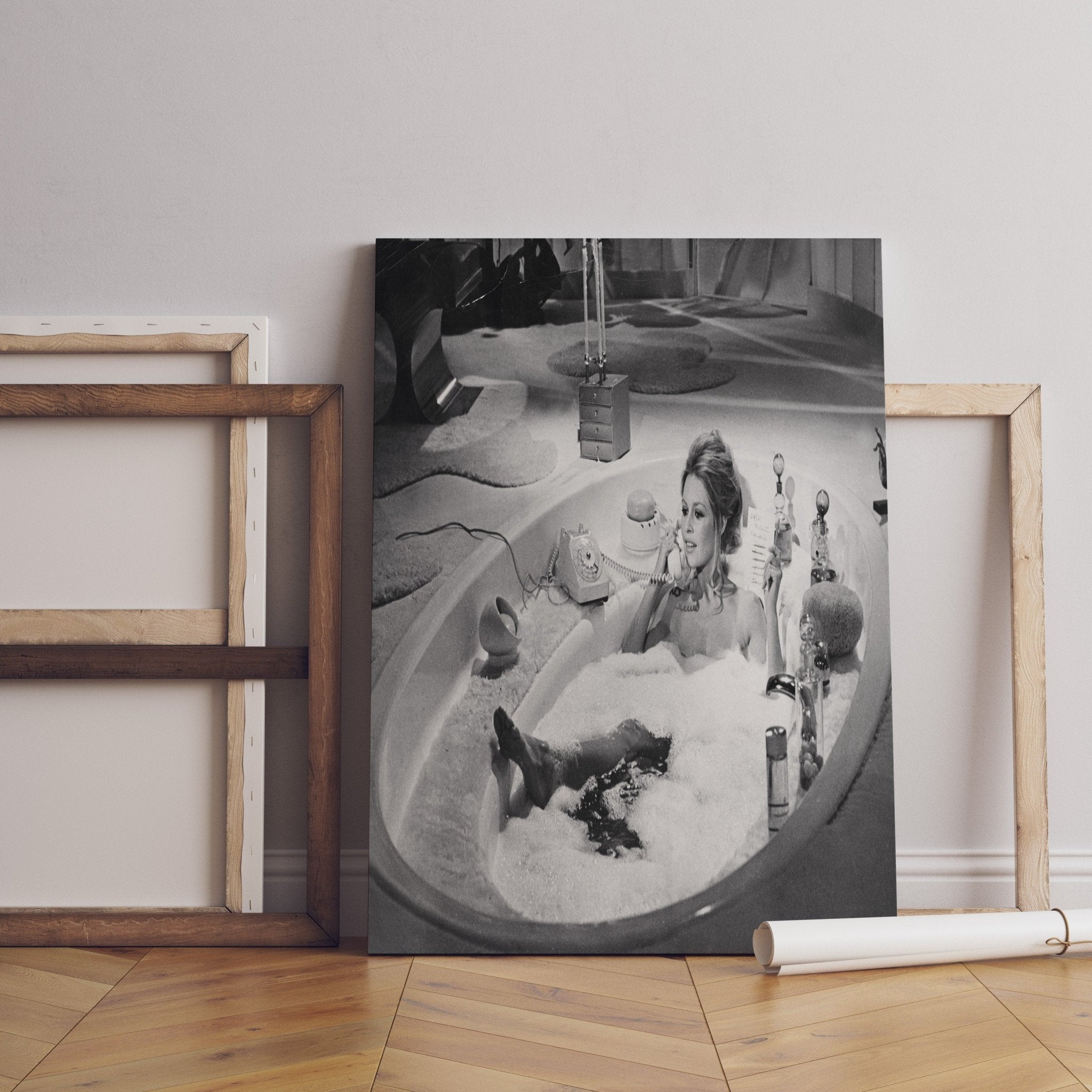 Brigitte Bardot Canvas Poster - Canvasworkshop