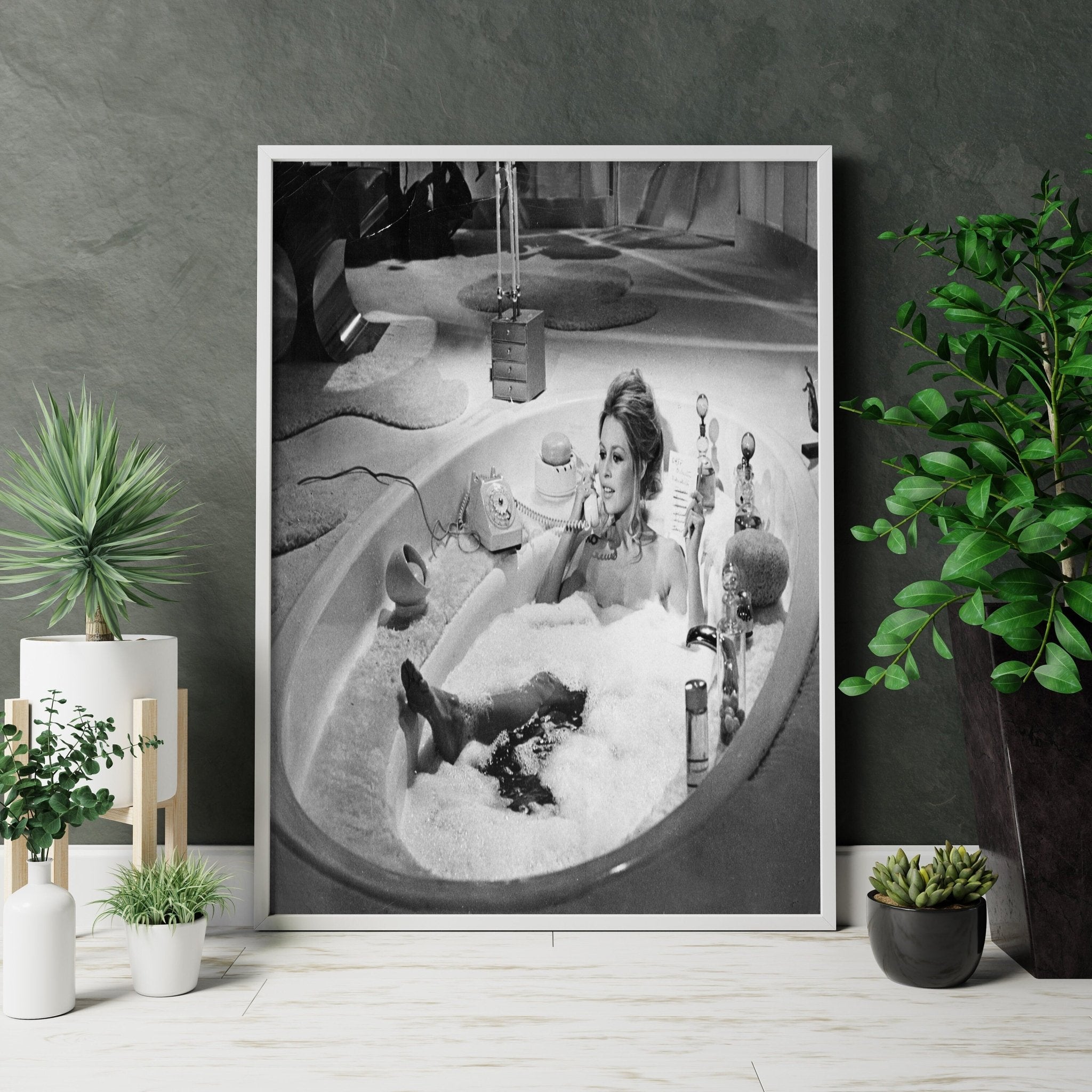 Brigitte Bardot Canvas Poster - Canvasworkshop