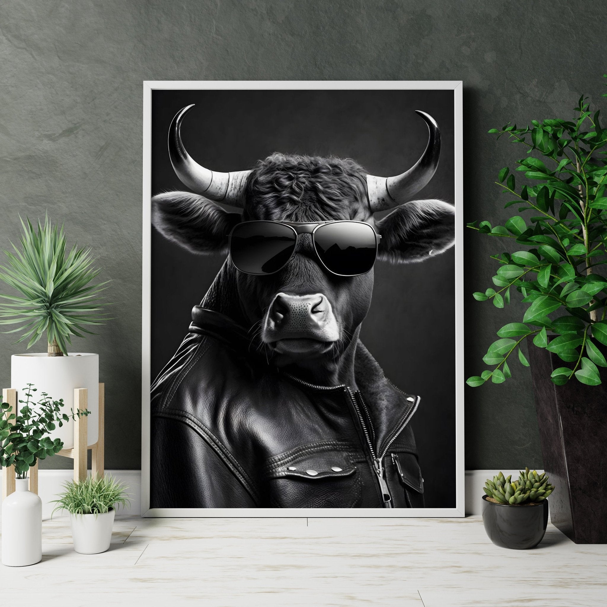 Bull Canvas Wall Art - Canvasworkshop