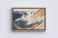 Ukiyo-e Leinwand-Wanddekoration: Die Große Welle von Hokusai