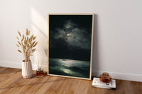 Iwan Aiwasowski Leinwand-Wandbild, Iwan Aiwasowski Das Schwarze Meer, Beliebte Kunst-Leinwand, Meer-Leinwandbild, Leinwanddruck-Kunst, Berühmte Wandkunst